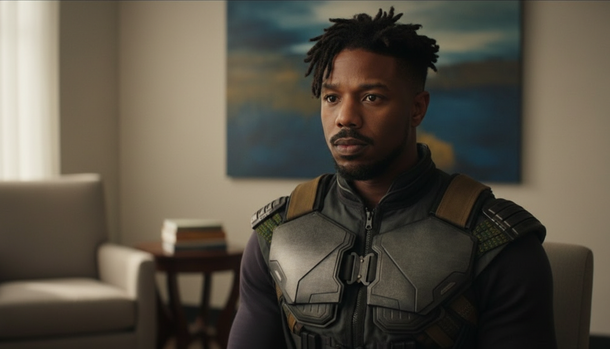 Why Black Panther Sent Michael B. Jordan to Therapy