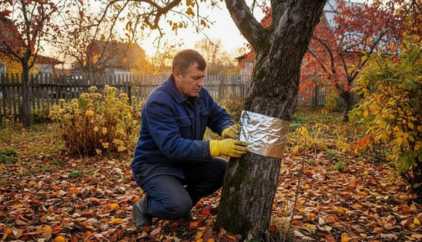 One Sticky Strip in March Keeps Aphids and Ants Off Your Apple Tree All Summer