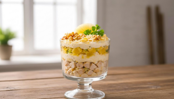 Ditch Olivier Salad for This 20-Minute Chicken in Paradise—Light, Fresh, and Perfect for Parties or Date Night