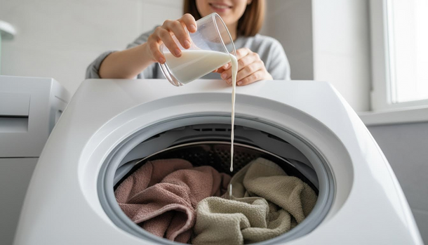 This One-Cup Laundry Trick Turns Stiff Towels Feather-Soft
