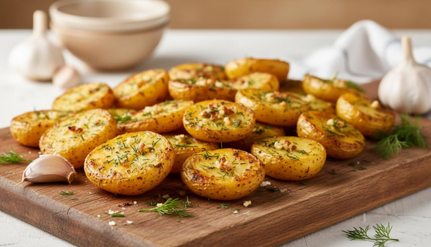 Ditch the Fryer for Crispy Garlic Oven Wedges That Melt in Your Mouth With Zero Fuss
