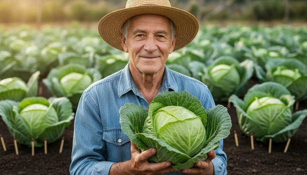 Gardeners Swear by This Three-Match Trick for Perfect, Jumbo Cabbage