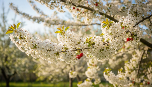 Cherry Trees In Bloom? One Timely Feeding Turns Blossoms Into Fruit