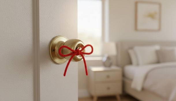 The Red Thread Doorknob Trick That Could Transform Your Morning