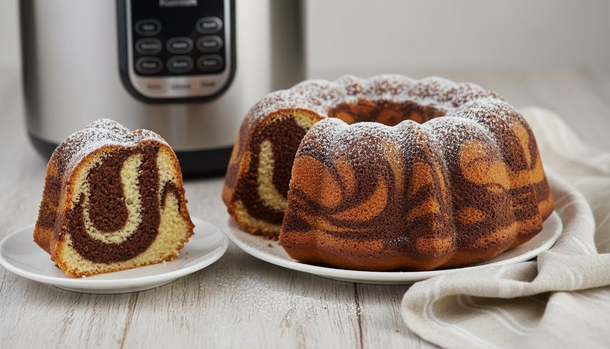 Make a Showstopping Marble Cake in Your Slow Cooker—Chocolate–Vanilla Swirls, Minimal Effort