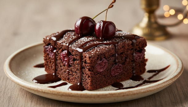 Fudgy Cherry Chocolate Brownies Are the Cozy Night Treat You Need