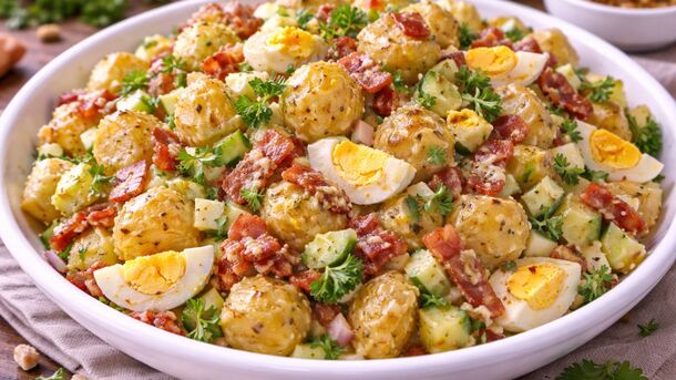 Meet the Quick, Flavor-Loaded Bacon Potato Salad That Disappears First at Family Dinners