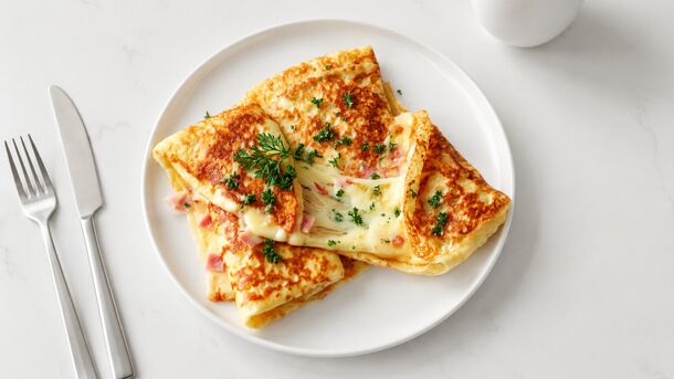 4-Minute Cheesy Sausage Omelet Pockets That Beat Pancakes, No Fuss Required