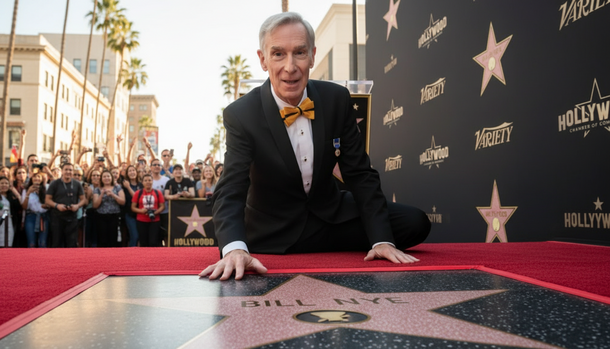 Bill Nye Just Scored a Star on the Hollywood Walk of Fame — Fans Are Freaking Out