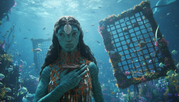 Kate Winslet Reveals That Devastating Avatar: The Way of Water Death Scene Was Played Opposite a Giant Metal Grate, Not a Co-Star