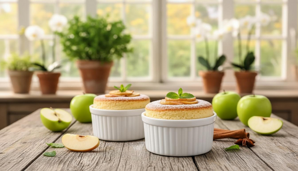 Zero Sugar, All Apple: The Cloud-Soft Soufflé Your Healthy Menu Needs