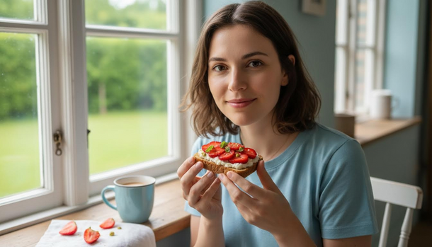 5-Minute Strawberry Cottage Cheese Toast: Your Dream Breakfast, Ready Before Your Coffee Brews