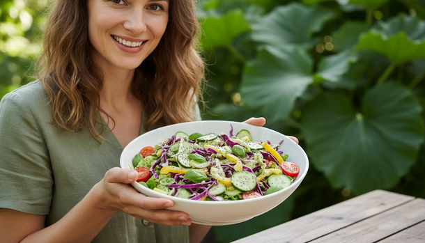 This Easy Veggie Salad With an Irresistible Dressing Tastes Better Than Junk Food—and Trims Your Waistline