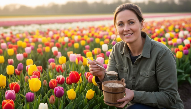 Two Spoonfuls in April Make Your Tulips Dazzle Like Holland’s Fields