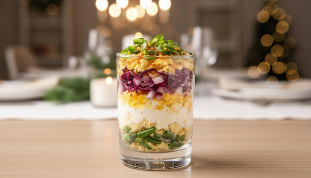 Turn Heads at Any Party With This Glass-Served Egg Salad