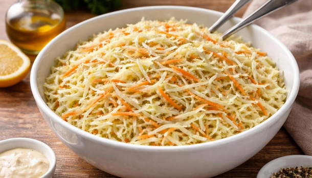 Make the Crunchiest, Juiciest Sweet-Tangy Cabbage Salad in 3 Minutes — A Time-Honored Soviet Cafeteria Secret