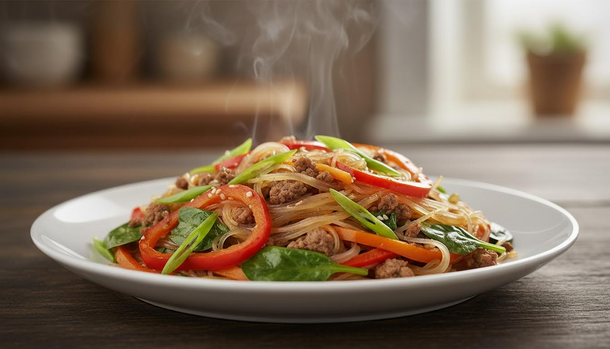 20-Minute Glass Noodles with Restaurant-Level Flavor—Cheaper and Faster Than Takeout
