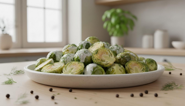 Make Brussels Sprouts Disappear: The Creamy Dill Recipe Kids Devour