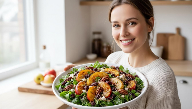 This Caramelized Apple Salad Is Your New All-Day Mood Booster