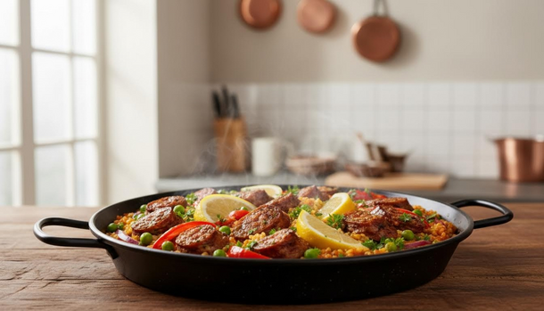 Make Sausage Paella Tonight: 30 Minutes, No Fancy Ingredients, Restaurant-Level Flavor