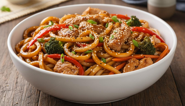 Make Tonight Cozy With Hearty Teriyaki Veggie Udon—A Homemade Masterpiece