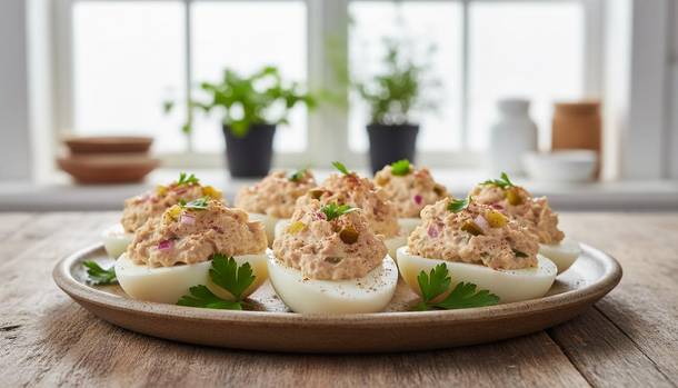 Budget-Friendly Deviled Eggs With a Savory Fish Twist That Steal the Show