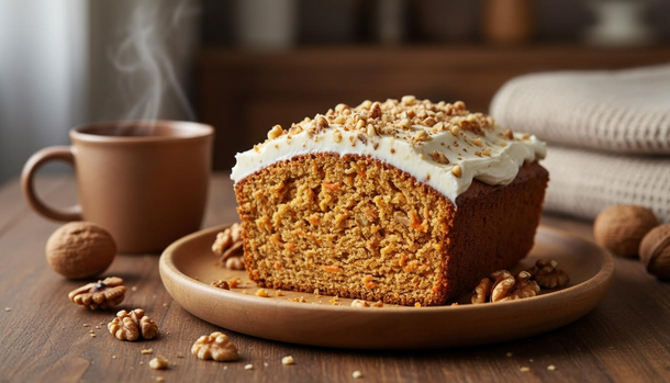 Ultra-Moist Carrot Cake with Crunchy Nuts: Your New Tea-Time Obsession