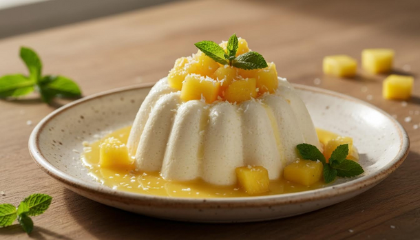 Creamy Pineapple Blancmange That Tastes Like a Vacation—and Loves Your Waistline