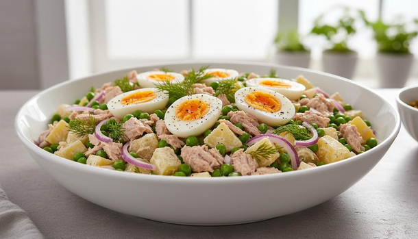 Fill Up and Slim Down With This Tuna and Pea Salad