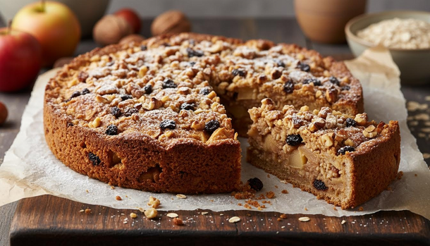 Forget Flour: The Wholesome Oat and Rice Apple Cake That Vanishes in Minutes