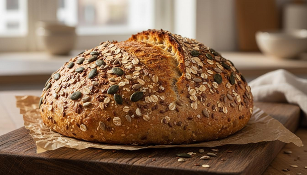 Transform Your Diet With This No-Yeast Homemade Bread—Hearty Texture, Rich Flavor, Zero Preservatives