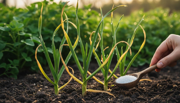 Stop Yellowing Garlic in Its Tracks with These 3 Power Feedings to Save Your Harvest