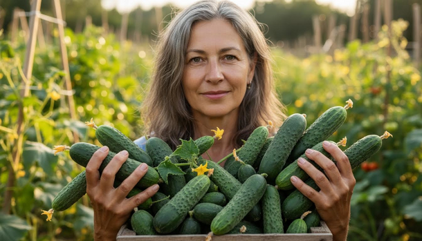 The Little-Known Pinching Trick That Turned 8 Cucumber Plants Into a 70 kg Harvest