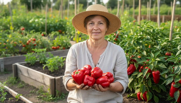 This German-Style Lazy Bed Method Gave Me 2x More Peppers—Without Digging or Weeding
