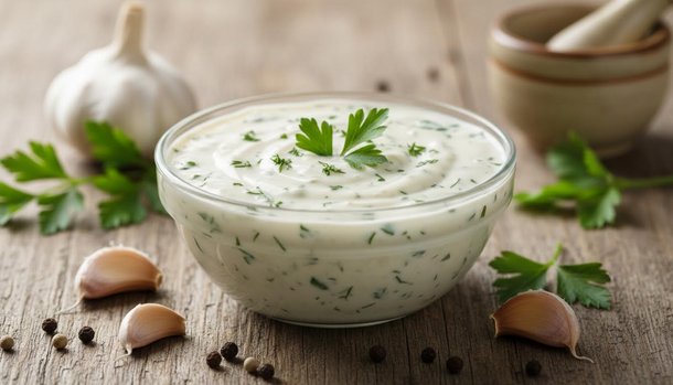 5-Minute Garlic Sauce You’ll Put On Everything—From Kebabs to Salads