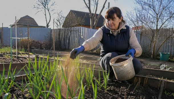 The May Dusting That Keeps Garlic Lush and Yields Giant Bulbs