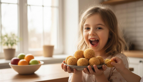 One-Bowl Honey Ball Delights in Minutes — Kids Will Beg for Seconds