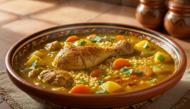 One-Pot Comfort With an Exotic Twist: Moroccan Chicken Couscous Soup You’ll Make on Repeat