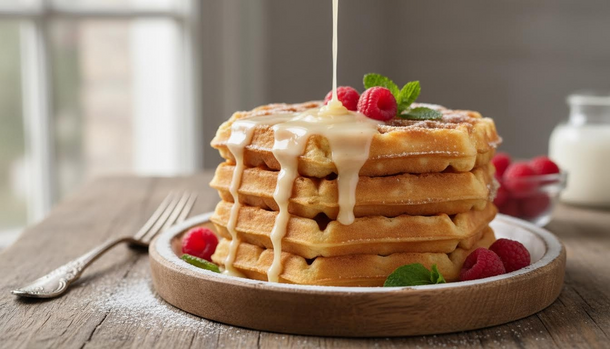 Golden Belgian Milk Waffles: Crisp Outside, Cloud-Soft Within — Your Easiest Breakfast Win