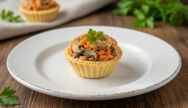 Whip Up Mushroom and Korean Carrot Tartlets That Vanish First at Every Party
