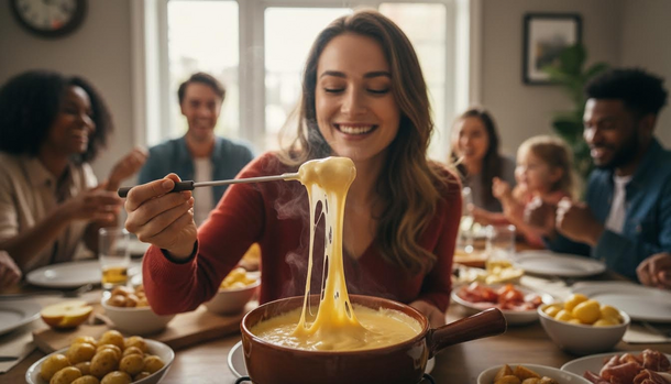 Turn Your Living Room Into a Swiss Bistro With the Ultimate Cheese Fondue