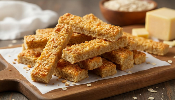 These Crispy Cheesy Oat Sticks Will Disappear Fast—and the Recipe Couldn’t Be Easier