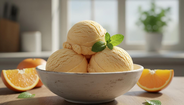 All-Natural Homemade Orange Ice Cream So Bright and Creamy, You’ll Ditch Store-Bought for Good