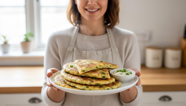 Cheesy Herb Crepes Will Make You Forget Pancakes — Tender, Fragrant, and Stacked High in 20 Minutes