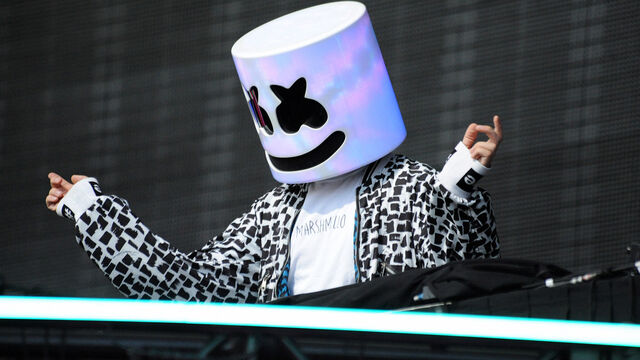 Here's What DJ Marshmello Looks Like Under That Infamous Helmet Here's What DJ Marshmello Looks Like Under That Infamous Helmet