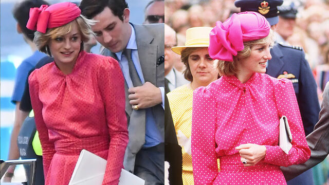 Art Imitates Life: 5 Iconic Princess Diana Outfits Recreated on The Crown Art Imitates Life: 5 Iconic Princess Diana Outfits Recreated on The Crown