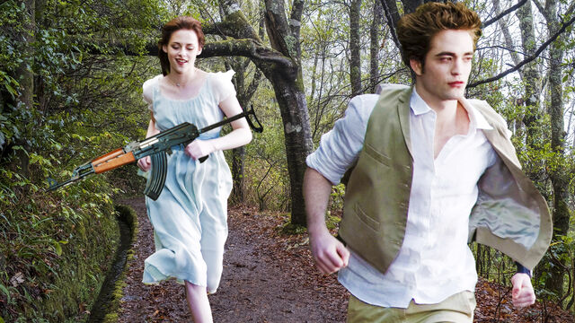 Cut Twilight Major Plot Twist Involved Bella Firing a Gun at a Vampire