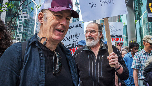 See Mandy Patinkin & Bob Odenkirk Join 2023 WGA Strike (Video)