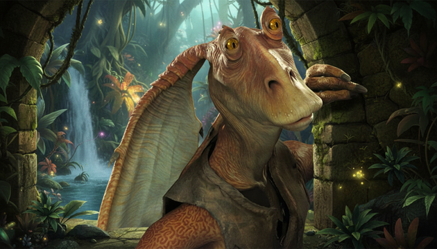 Unexpected Crossover: Ahmed Best Unites Jar Jar Binks and Kelleran Beq in New Star Wars Comic Unexpected Crossover: Ahmed Best Unites Jar Jar Binks and Kelleran Beq in New Star Wars Comic