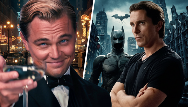 Christian Bale and Leonardo DiCaprio Team Up for the Definitive Dark Knight Tribute